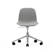 KRZESŁO BIUROWE FORM ALUMINIOWA PODSTAWA SZARE NORMANN COPENHAGEN