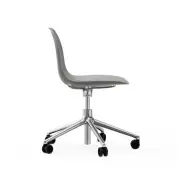 KRZESŁO BIUROWE FORM ALUMINIOWA PODSTAWA SZARE NORMANN COPENHAGEN