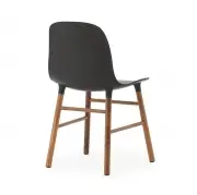 KRZESŁO FORM ORZECH CZARNE NORMANN COPENHAGEN