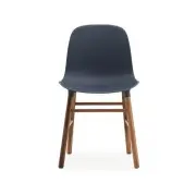 KRZESŁO FORM ORZECH NIEBIESKIE NORMANN COPENHAGEN