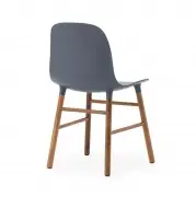 KRZESŁO FORM ORZECH NIEBIESKIE NORMANN COPENHAGEN