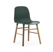 Krzesło Form Orzech Zielone Normann Copenhagen