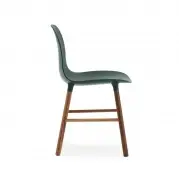 KRZESŁO FORM ORZECH ZIELONE NORMANN COPENHAGEN