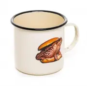 KUBEK EMALIOWANY Z UCHEM TOAD SELETTI