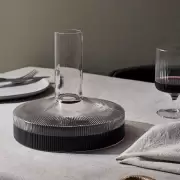 Karafka do wina Ripple przezroczysta Ferm Living