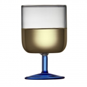 Kieliszki do wina Torino 2 szt. zielone-niebieskie Lyngby Glas