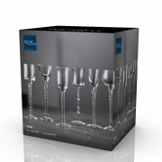 Kieliszki do wódki Rom 6 szt. Lyngby Glas