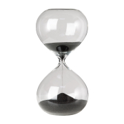 Klepsydra Sandglass Ball S Czarna Pols Potten