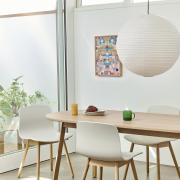 Klosz Paper Shade 80 Cm Biały Hay