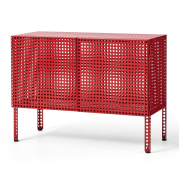 Komoda Perforated small czerwona HAY