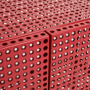 Komoda Perforated small czerwona HAY