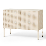 Komoda Perforated small złamana biel HAY