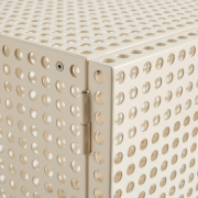 Komoda Perforated small złamana biel HAY