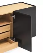 Komoda Arista 110 cm czarna Teulat