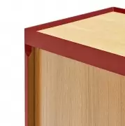 Komoda Arista 110 cm czerwona Teulat