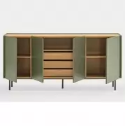 Komoda Arista 165 cm jasnozielona Teulat