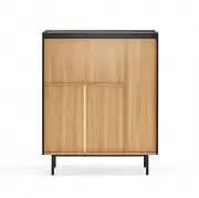 Komoda Arista 95 cm czarna Teulat