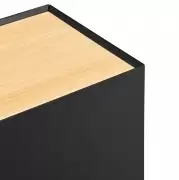 Komoda Arista 95 cm czarna Teulat