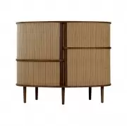 Komoda Audacious highboard ciemny dąb sugar brown Umage