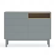 Komoda Corvo 120 cm szara Teulat