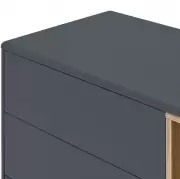 Komoda Corvo 180 cm antracytowa Teulat