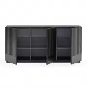 Komoda Doric 150 cm czarna Teulat
