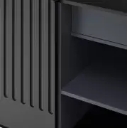 Komoda Doric 150 cm czarna Teulat