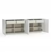 Komoda Doric 200 cm biała Teulat