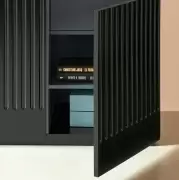 Komoda Doric 200 cm czarna Teulat