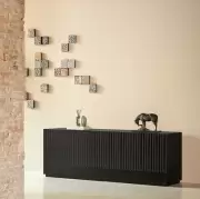 Komoda Doric 200 cm czarna Teulat
