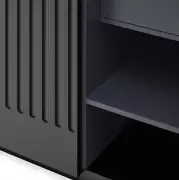 Komoda Doric 200 cm czarna Teulat
