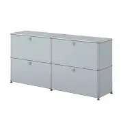Komoda E2 Haller Srebrna Matowa Usm