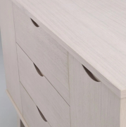 Komoda Filippa 122 cm dąb bielony Rowico