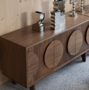 Komoda Groove 120 cm brązowa Zuiver