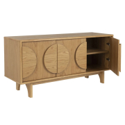 Komoda Groove 120 cm dąb naturalny Zuiver