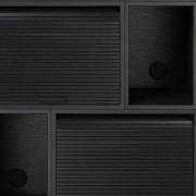 Komoda Hifive Tall czarny dąb Northern