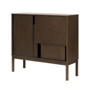 Komoda Layer With Legs ciemny dąb Design House Stockholm