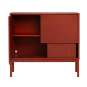 Komoda Layer With Legs czerwona Design House Stockholm