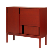 Komoda Layer With Legs czerwona Design House Stockholm