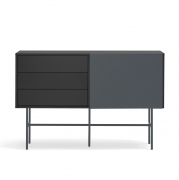 Komoda Nube 140 cm antracytowa Teulat