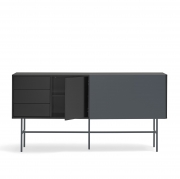 Komoda Nube 180 cm antracytowa Teulat