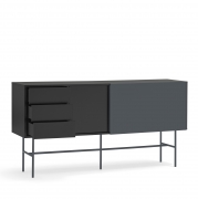 Komoda Nube 180 cm antracytowa Teulat