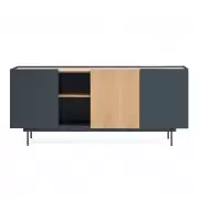 Komoda Otto 180 cm antracytowa Teulat
