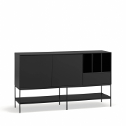 Komoda Platt 166 cm czarna Teulat