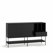 Komoda Platt 166 cm czarna Teulat