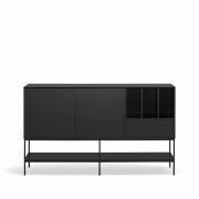 Komoda Platt 166 cm czarna Teulat