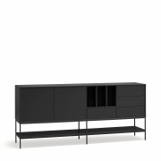 Komoda Platt 220 cm czarna Teulat