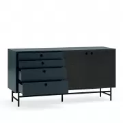 Komoda Punto 150 cm ciemnoniebieska Teulat