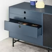 Komoda Punto 212 cm ciemnoniebieska Teulat