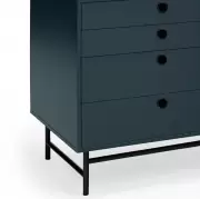 Komoda Punto 212 cm ciemnoniebieska Teulat